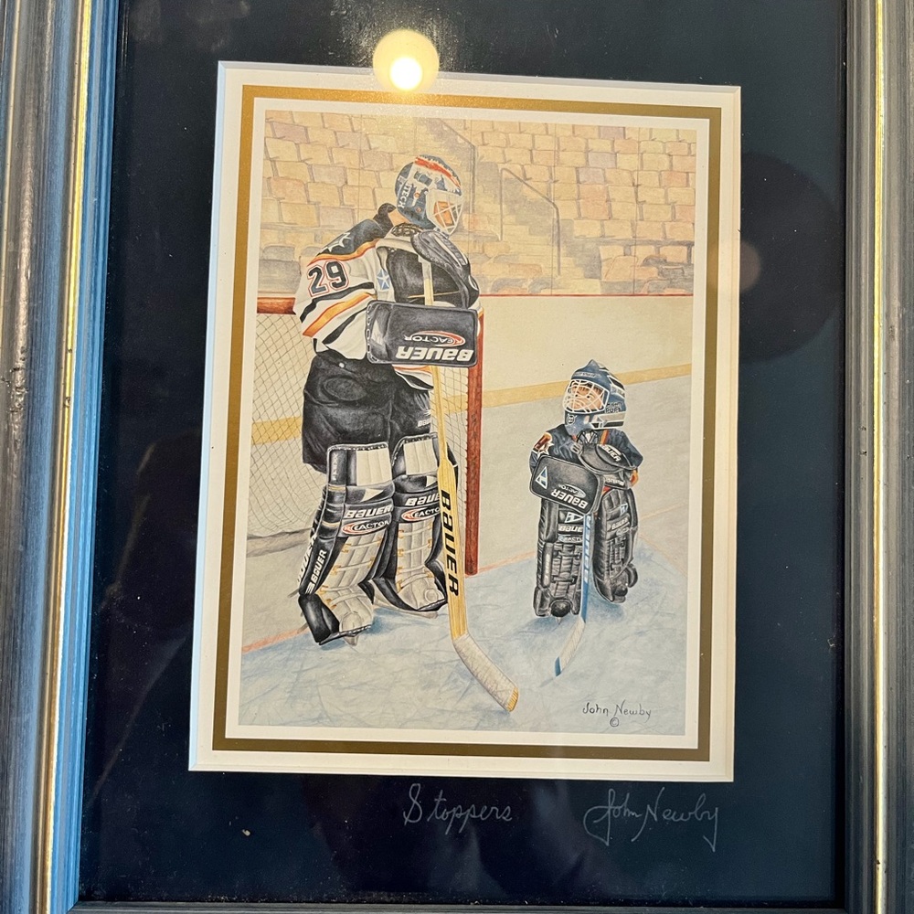 “Goaltenders” by John Newby – Signed Print